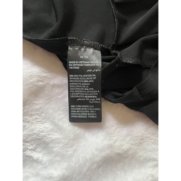 White House Black Market Womens Sleeveless Pleated Hem Mini Dress Medium Beaded - Picture 11 of 13